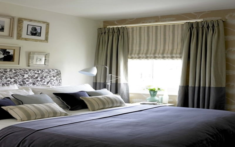 Bedroom Aesthetics for eyelet curtains
