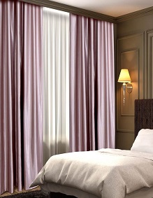 Silk curtains in Dubai