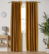 Shiny Plain Curtains Dubai