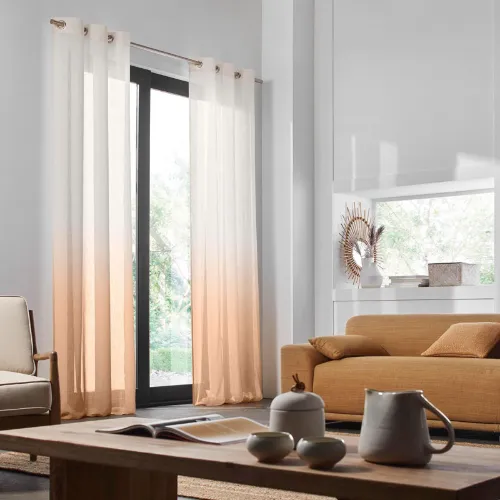 Eyelet Sheer Curtain