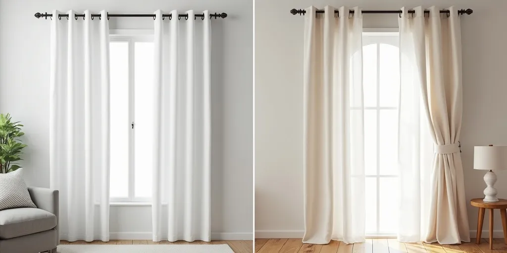 How do eyelet curtains differ from traditional curtains?