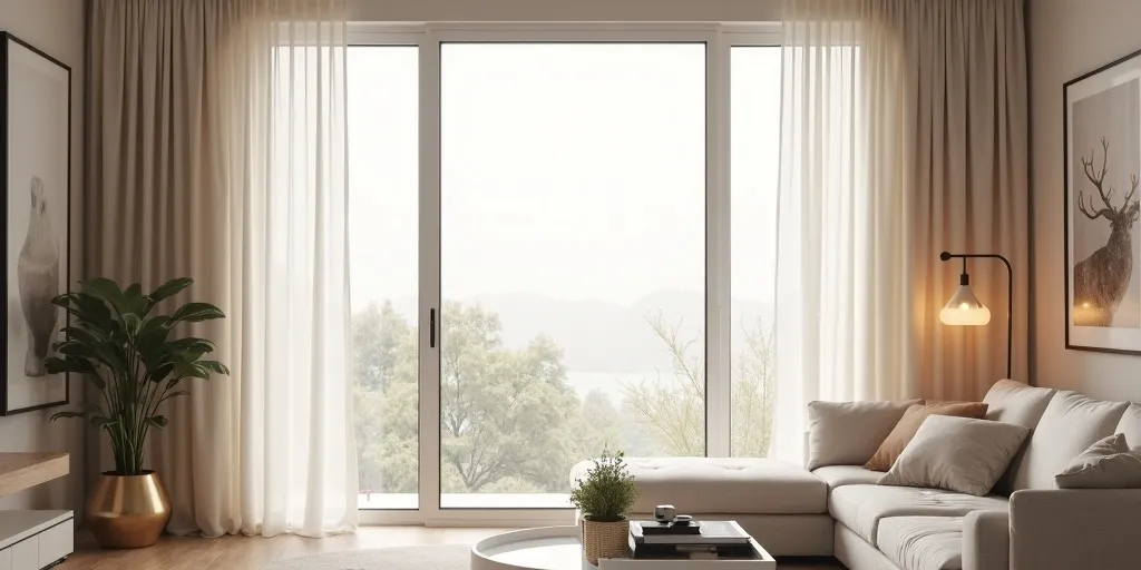 What makes eyelet curtains a popular choice for modern interiors?