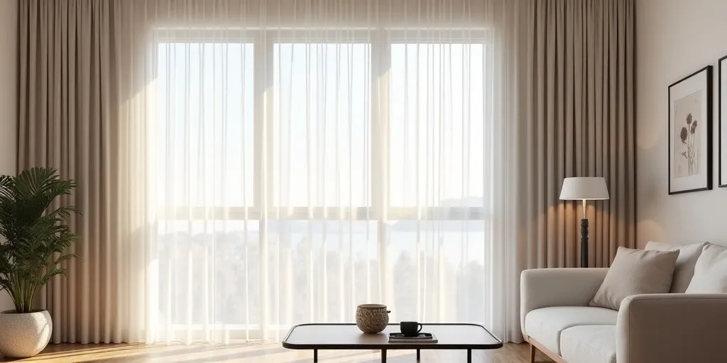Why is it important to consider both aesthetics and function when choosing living room curtains?