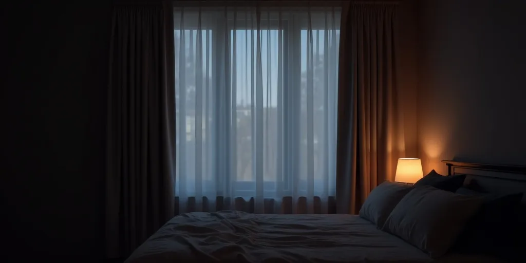 How do blackout curtains improve room comfort?