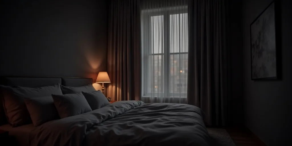 How do blackout curtains enhance sleep quality?
