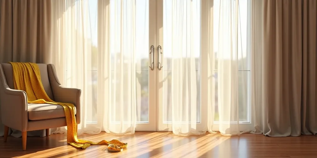 Why is it important to add extra inches when measuring for sheer curtains?