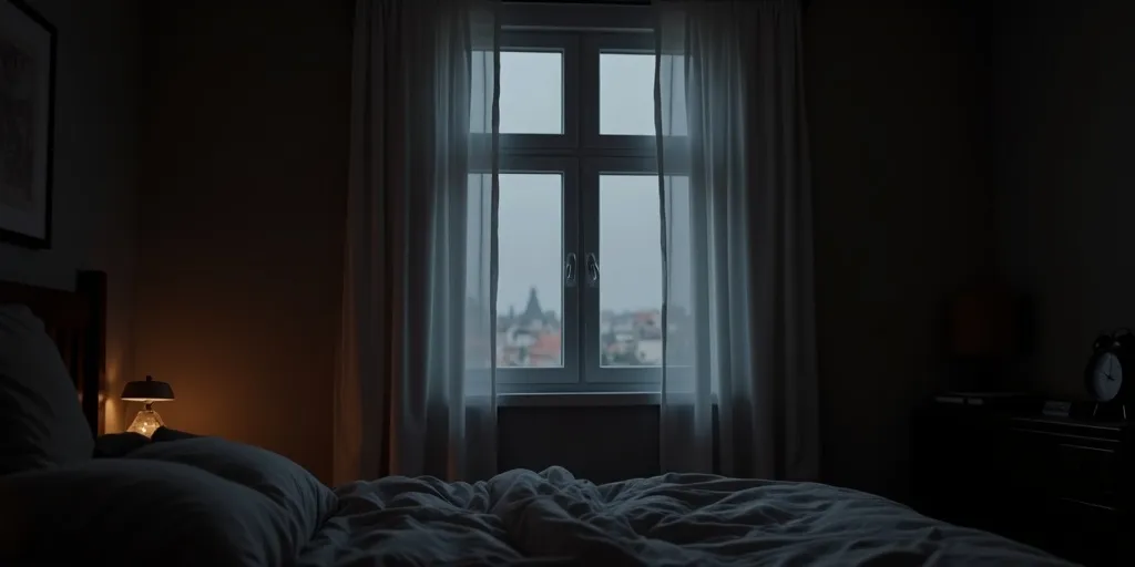 Why are blackout curtains effective for creating a dark environment?