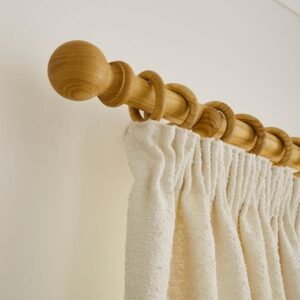 Tilton Wooden Curtain Rods with Rings