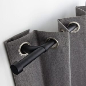 Trinity Room Darkening Extendable Metal Curtains