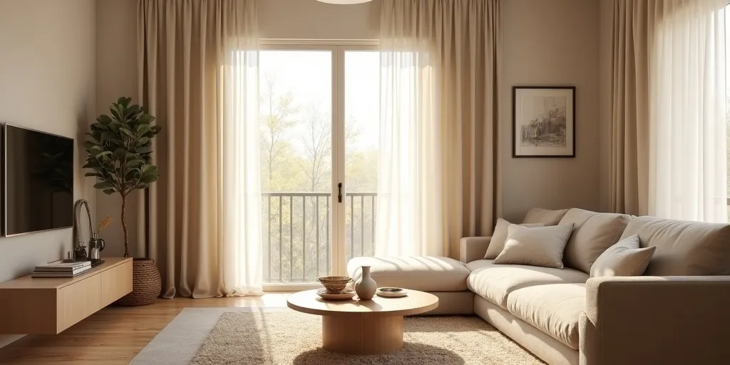 How do blackout curtains contribute to creating a more energy-efficient living space?