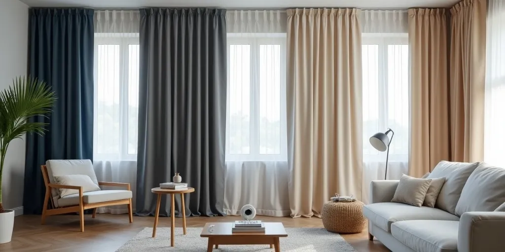 How can i compare options for noise-reducing blackout curtains?