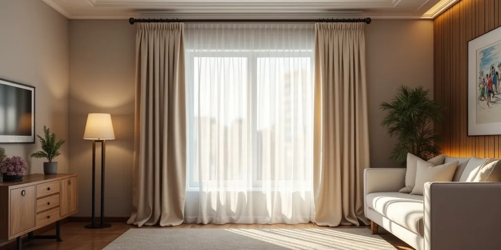 What is the recommended measurement from curtain rod to floor?