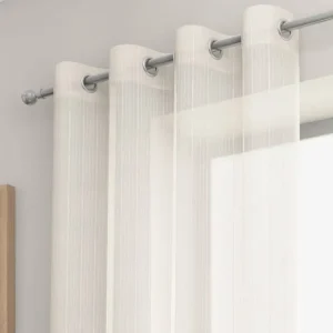Jessica Shimmer Sheer Curtain Eyelet Voile Panel