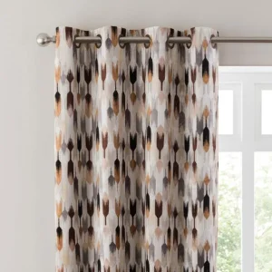 Kelso Cut Velvet Blackout Eyelet Curtains03