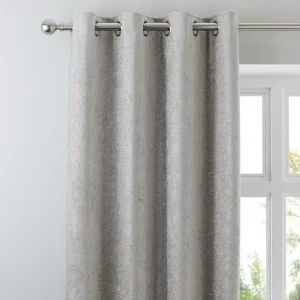 Luxury Chenille Blackout Eyelet Curtains