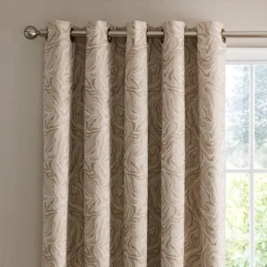 Magma Marbled Living Room Curtains – Eyelet