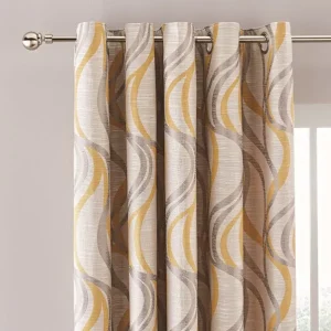 Mirage Wave Living Room Curtains