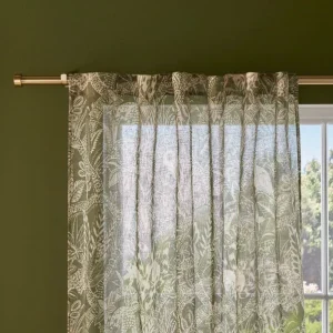 Natures Exhibitionist Leaf Sheer Curtain