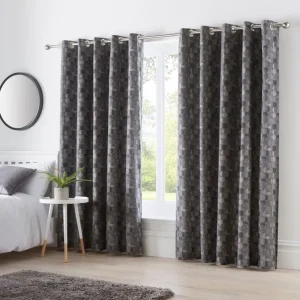 Oscar Blackout Eyelet Curtains